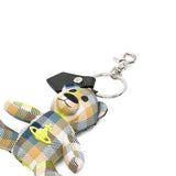 Portachiavi a forma di orsetto tartan in blyu Vivienne westwood - donna 