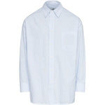 Camicia a righe in celeste Mm6 maison margiela - uomo 