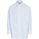 Camicia a righe in celeste Mm6 maison margiela - uomo 