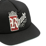 Cappello da camion con logo e grafica in nero Rhude - uomo 