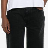 Jeans di cotone in grigio Loulou de saison - donna 
