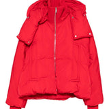 Piumino corto antigoccia glizia in rosso Maxmara sportmax - donna 