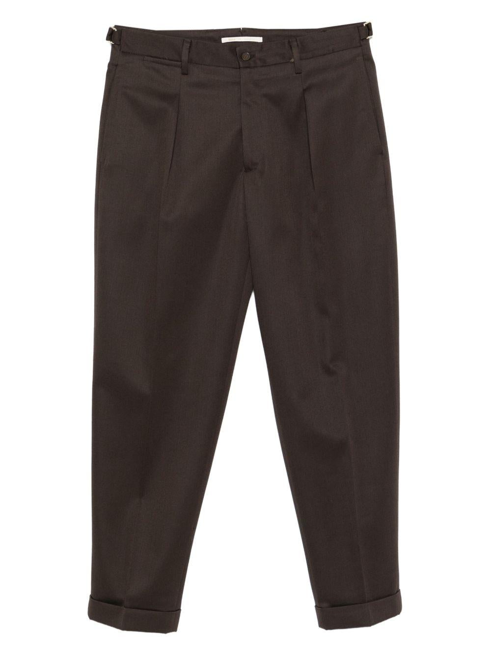 Pantaloni con pieghe in marrone Briglia 1949 - uomo 