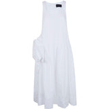 Abito midi smanicato in bianco Simone Rocha - donna 