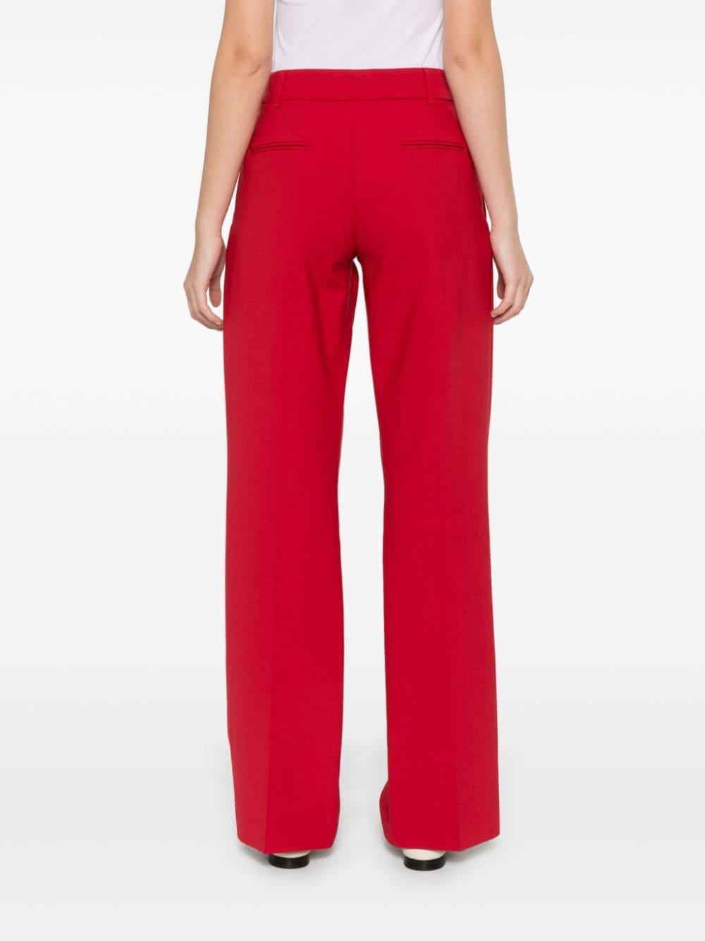 Pantaloni slim sartoriali in rosso Casablanca - donna 