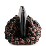 Borsa bios con design intrecciato in marrone Themoirè - donna 