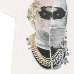 T-shirt con stampa floreale in bianco Ih nom uh nit - uomo 
