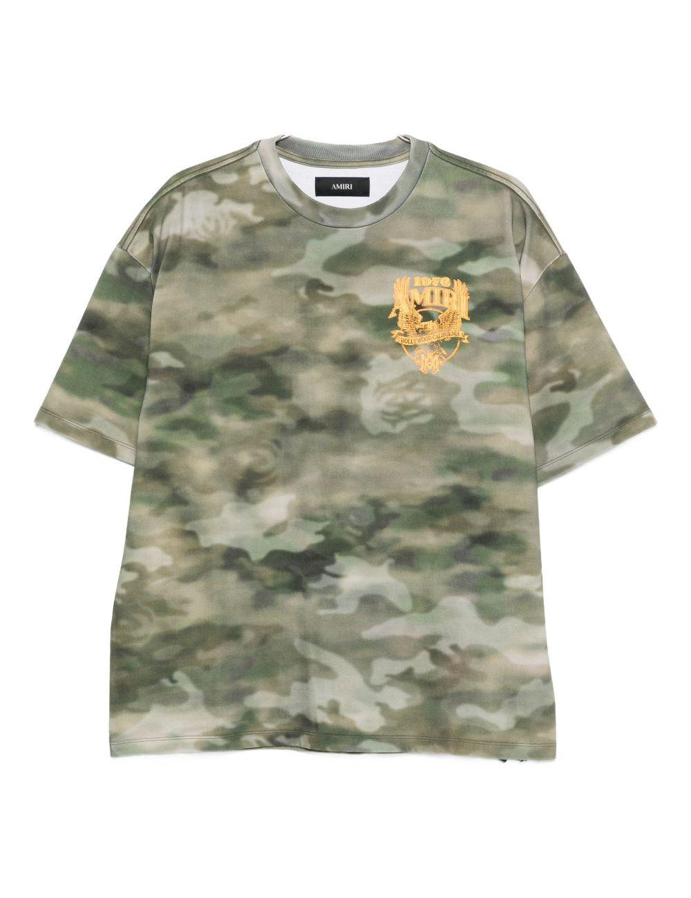 T-shirt con stampa eagle Amiri - uomo 