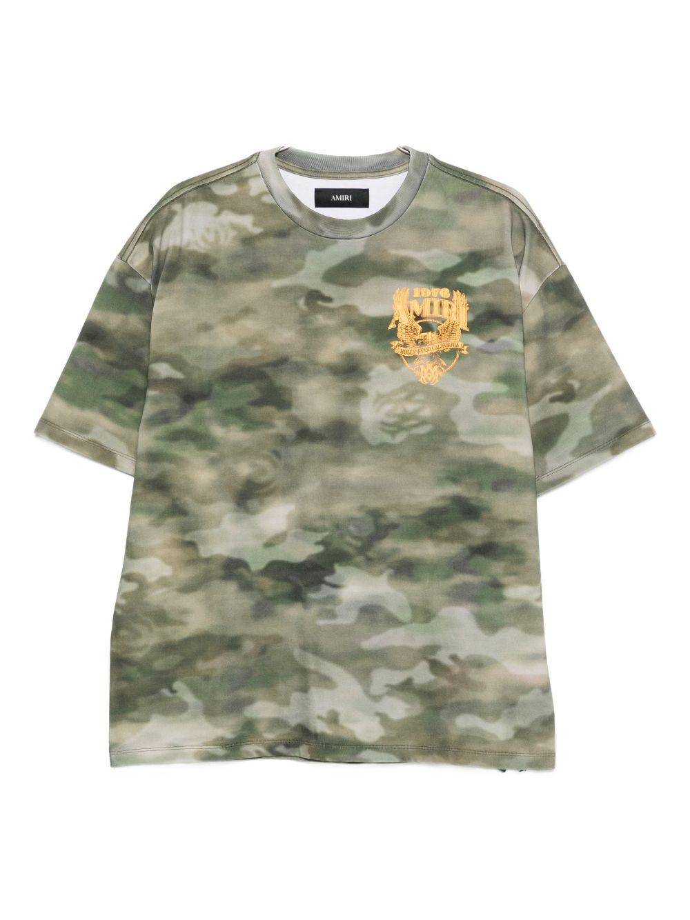 T-shirt con stampa eagle Amiri - uomo 