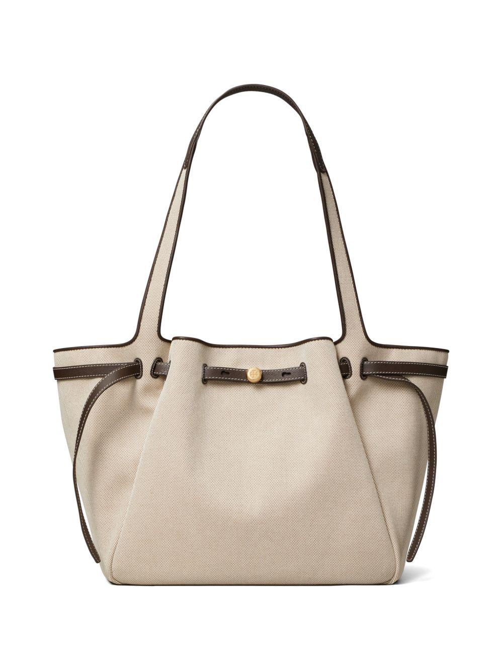 Borsa tote romy in beige Tory burch - donna 