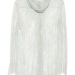 Blusa in pizzo grigio chiaro Alberta Ferretti - donna 