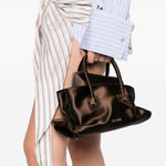 BOrsa La Passegiata mini in marrone The Attico - donna 