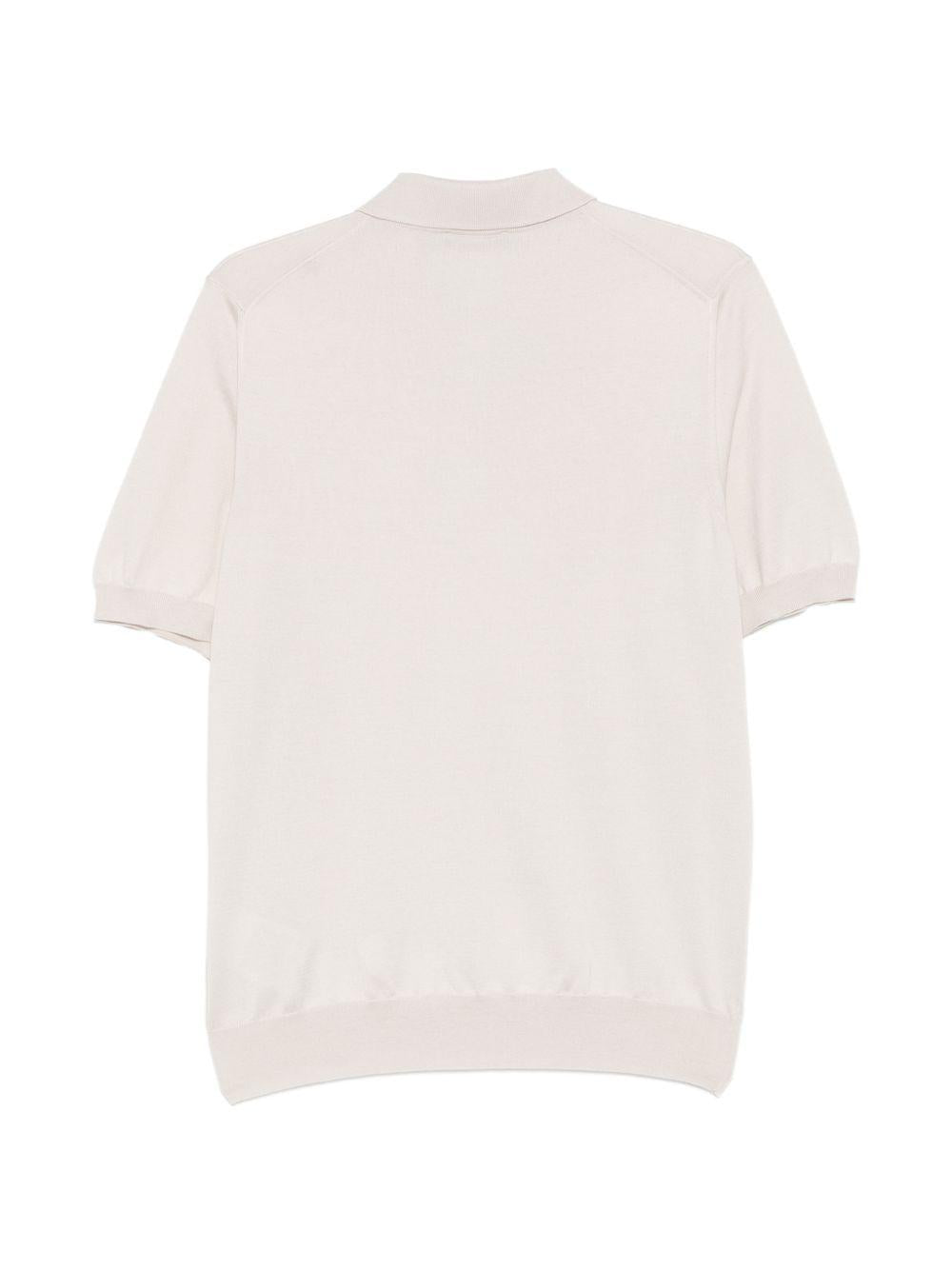 Polo con bottoni in bianco Fay - uomo 