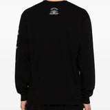 T-shirt a maniche lunghe  in nero Yohji yamamoto - uomo 
