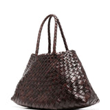 Borsa tote Santa Croce in marrone scuro Dragon Diffusion - donna 