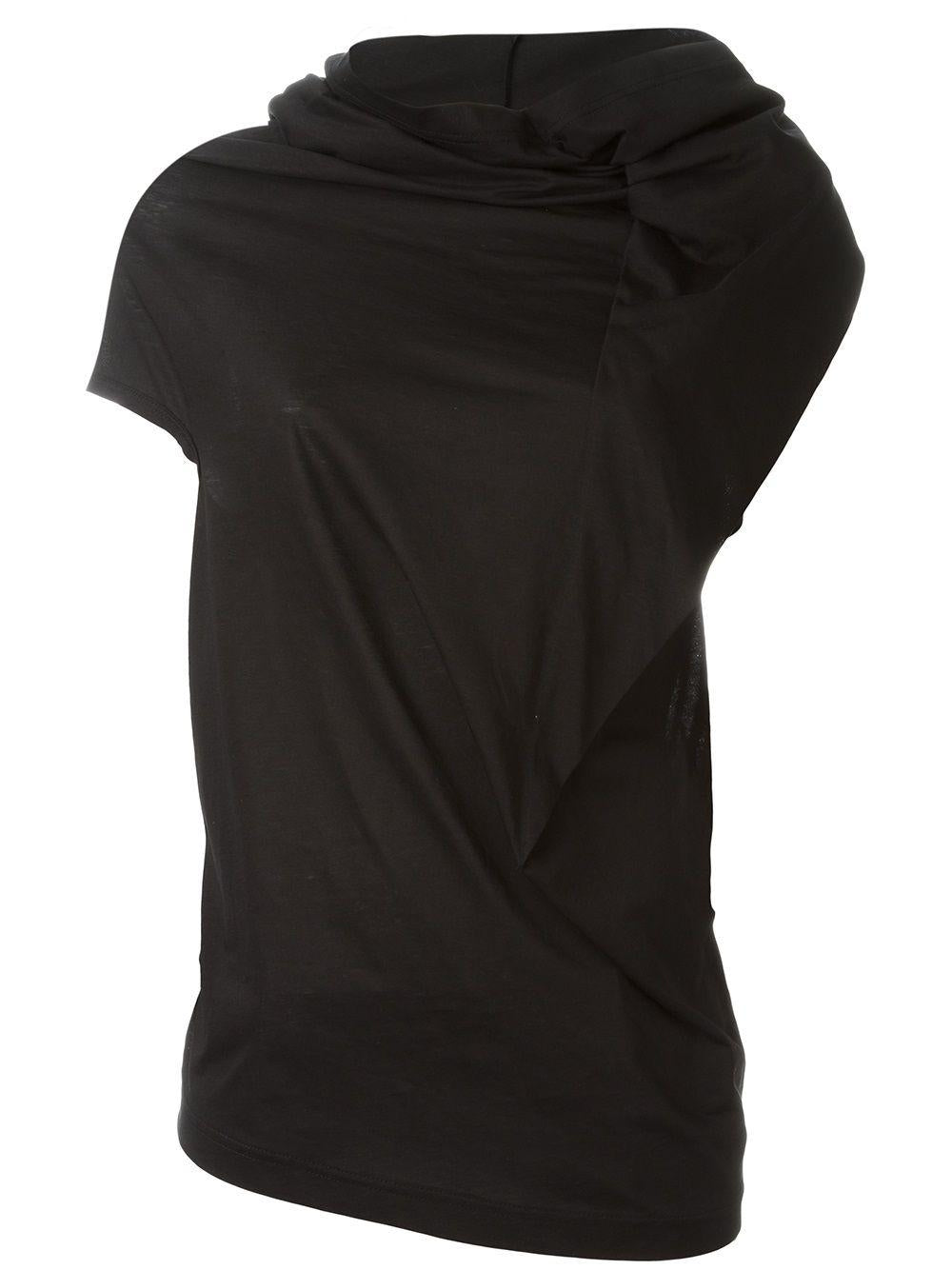 Top asimmetrico in nero Junya watanabe - donna 