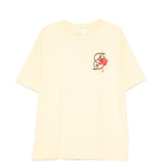 T-shirt D Hibiscus Brodée in giallo Drole de monsieur - uomo 