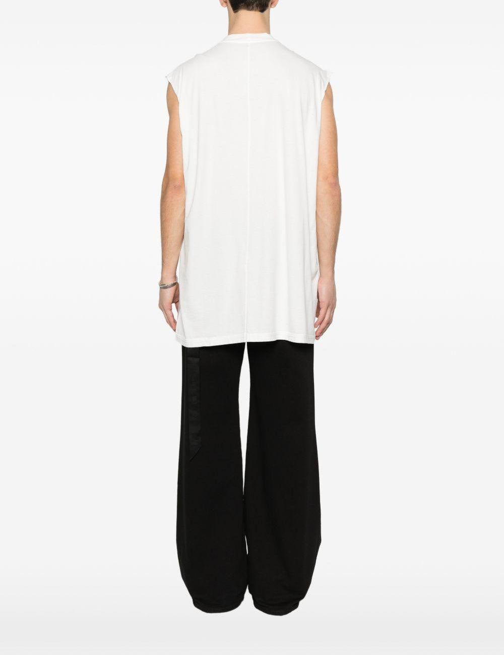 T-shirt Tarp in bianco Rick owens drkshdw - uomo 
