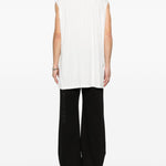 T-shirt Tarp in bianco Rick owens drkshdw - uomo 