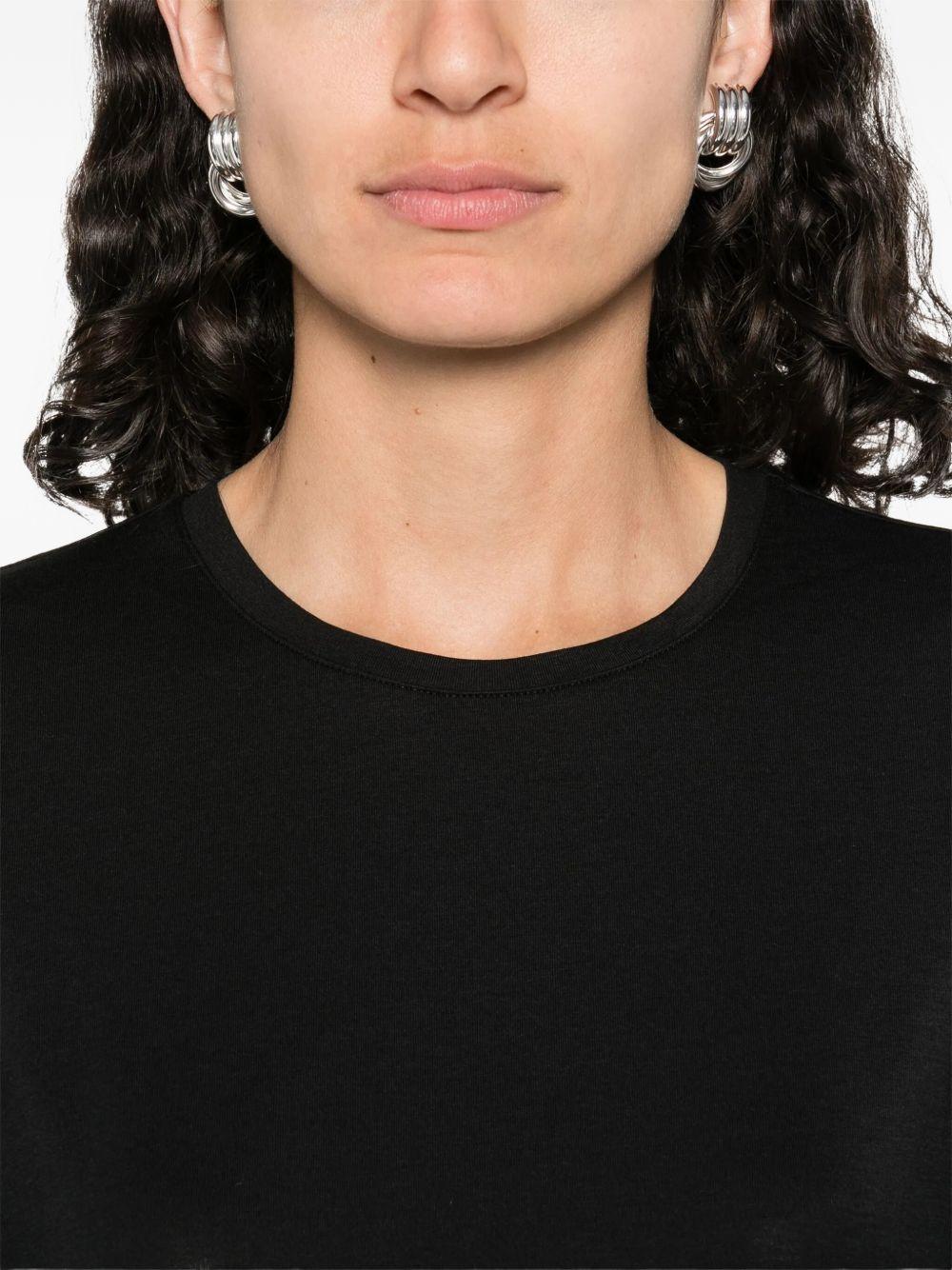 Abito stile T-shirt in nero Toteme - donna 