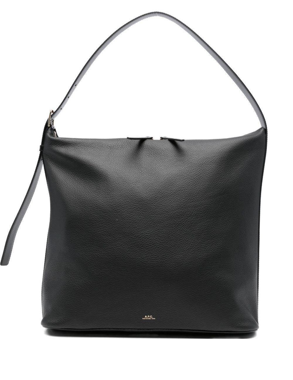 Borsa a spalla Vera grande in nero 