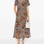 Abito midi crespo multicolore Max Mara Weekend - donna 