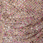 Minigonna con decorazione in rosa Self-Portrait - donna 