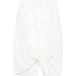 Gonna drapeggiata cocoon in bianco Toteme - donna 