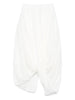Gonna drapeggiata cocoon in bianco Toteme - donna