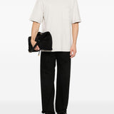 T-shirt a maniche corte in bianco Lemaire - uomo 