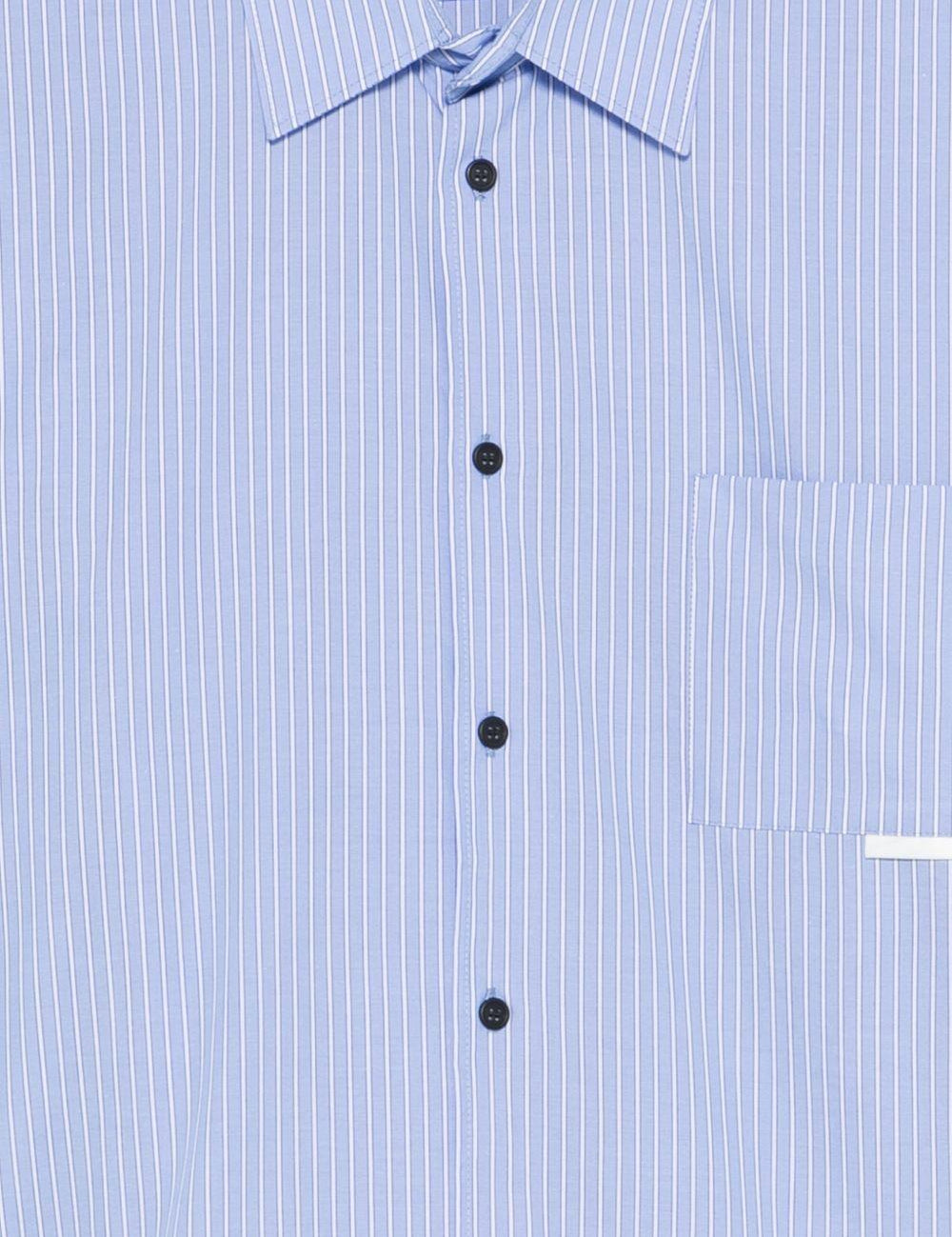 Camicia Replicated a righe in blu Gr10k replicated - uomo 