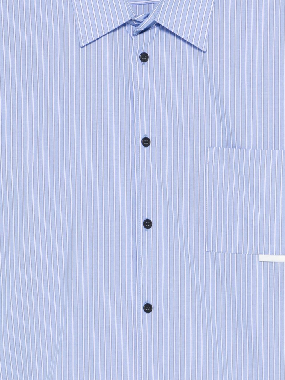 Camicia Replicated a righe in blu Gr10k replicated - uomo 