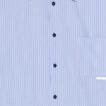 Camicia Replicated a righe in blu Gr10k replicated - uomo 
