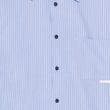 Camicia Replicated a righe in blu Gr10k replicated - uomo 