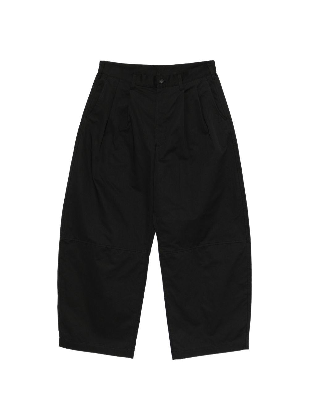 Pantaloni a pieghe con pannelli in nero Comme des garcons homme - uomo 