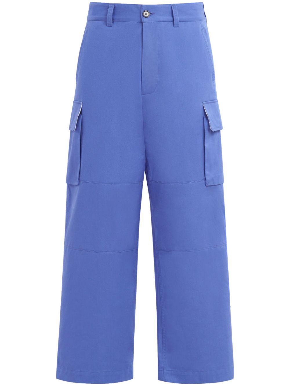 Pantaloni cargo con tasche in blu Marni - uomo 