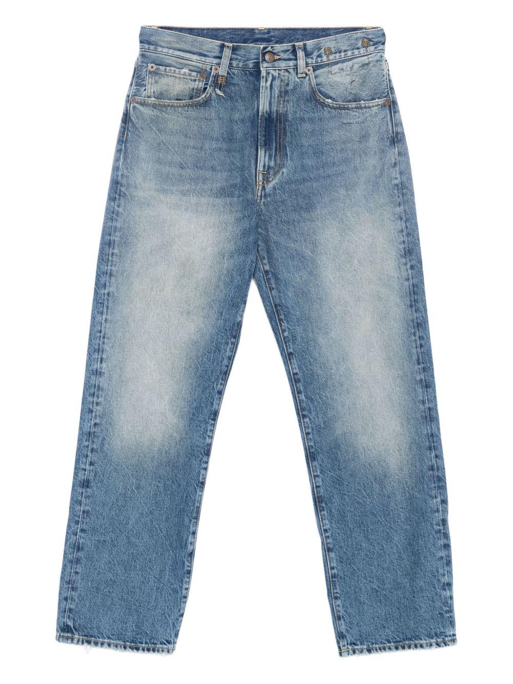Jeans dritti in cotone in blu R13 - donna 