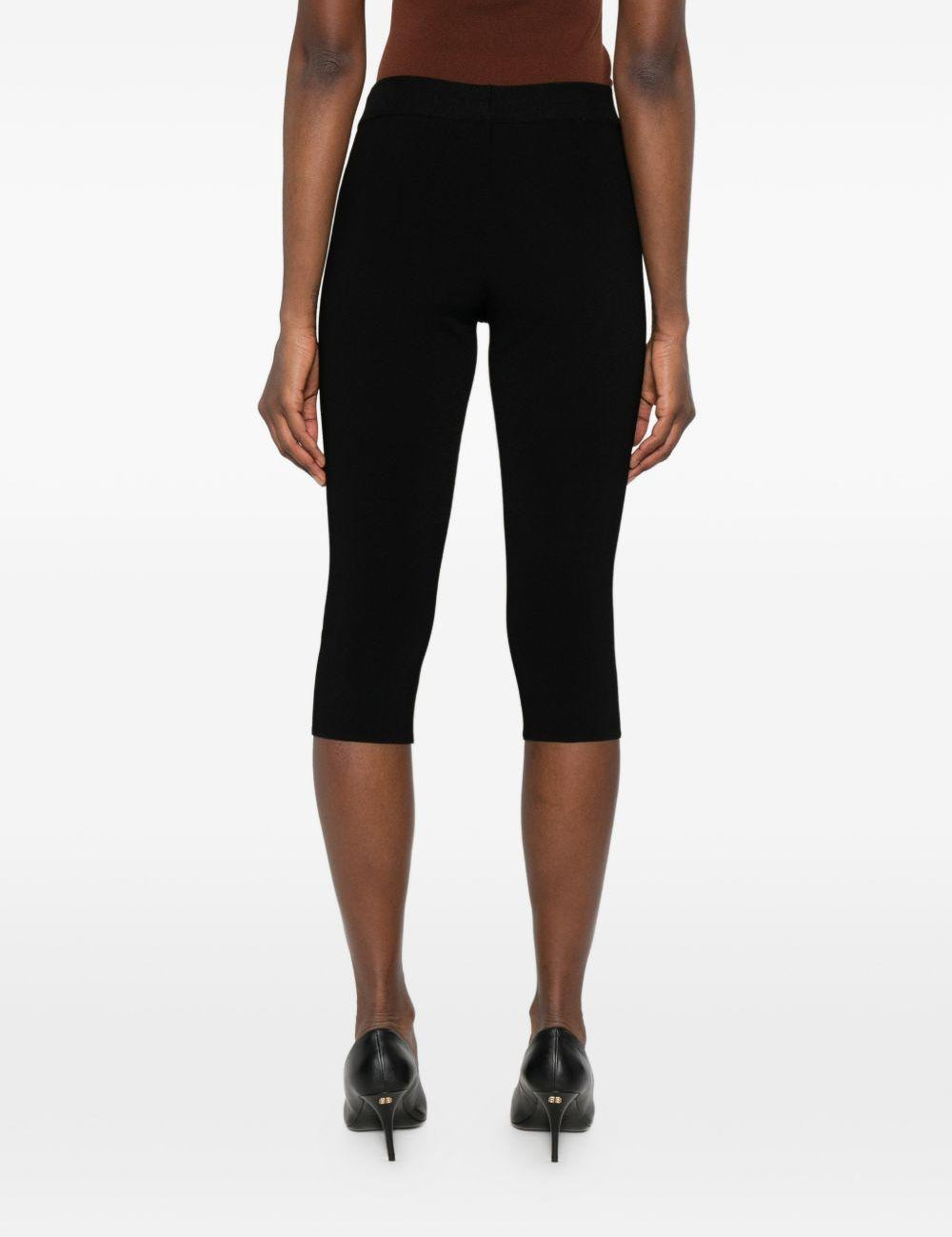 Pantaloni capri a coste in nero Magda butrym - donna 