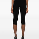 Pantaloni capri a coste in nero Magda butrym - donna 