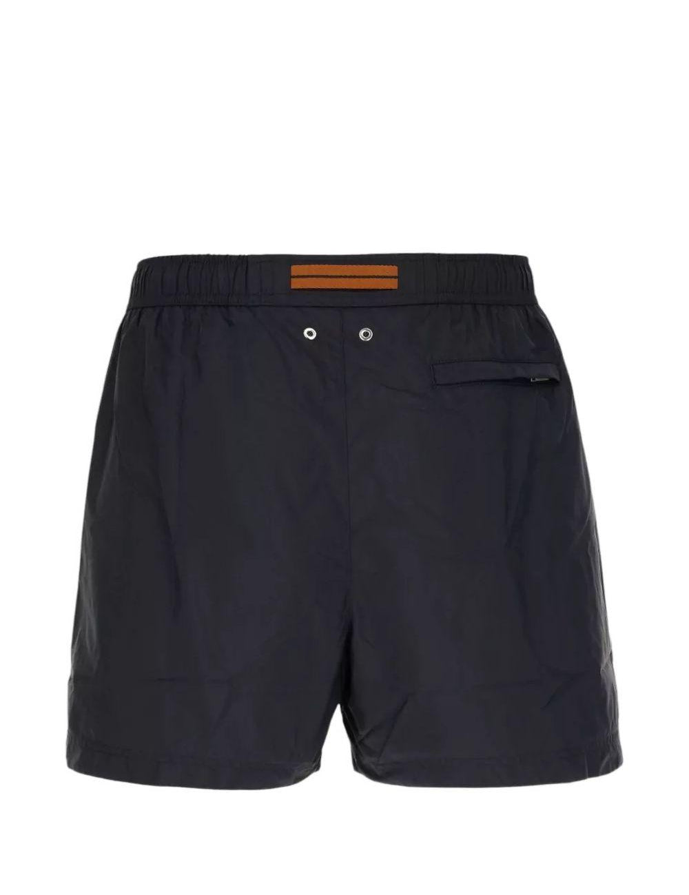 Costume da bagno con coulisse in blu Zegna - uomo 