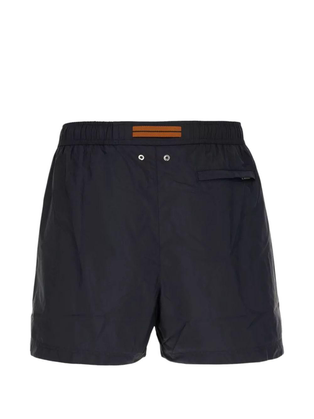 Costume da bagno con coulisse in blu Zegna - uomo 