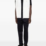 Gilet con dettaglio logo in bianco Brunello cucinelli - uomo 