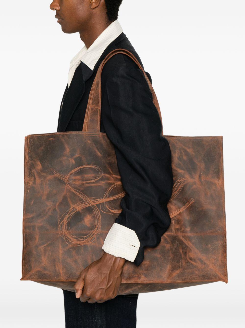 Borsa tote Romano in marrone Sefr - UOMO 