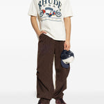 T-shirt con stampa in bianco Rhude - uomo 