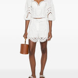Shorts Dune con cintura in bianco Charo ruiz ibiza 1989 - donna 