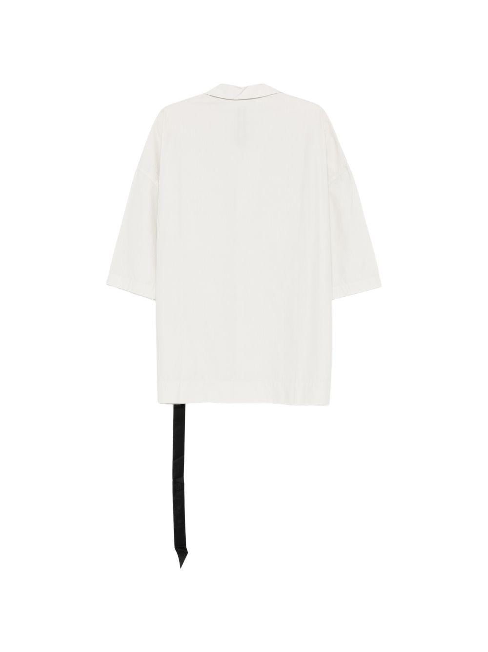 Camicia con tasche in beige Rick owens drkshdw - uomo 