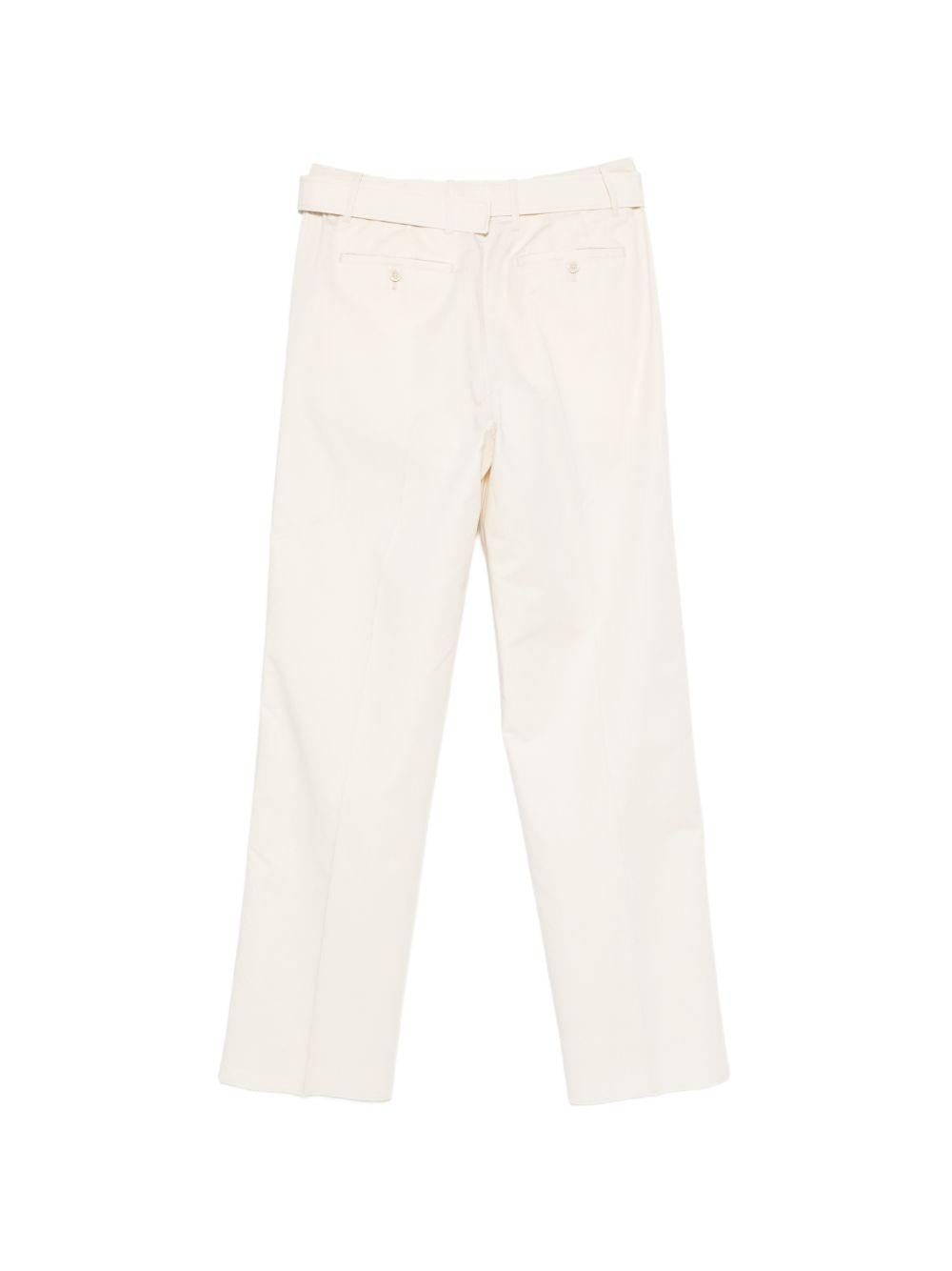 Pantaloni indro in bianco lardini - uomo 