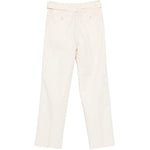 Pantaloni indro in bianco lardini - uomo 
