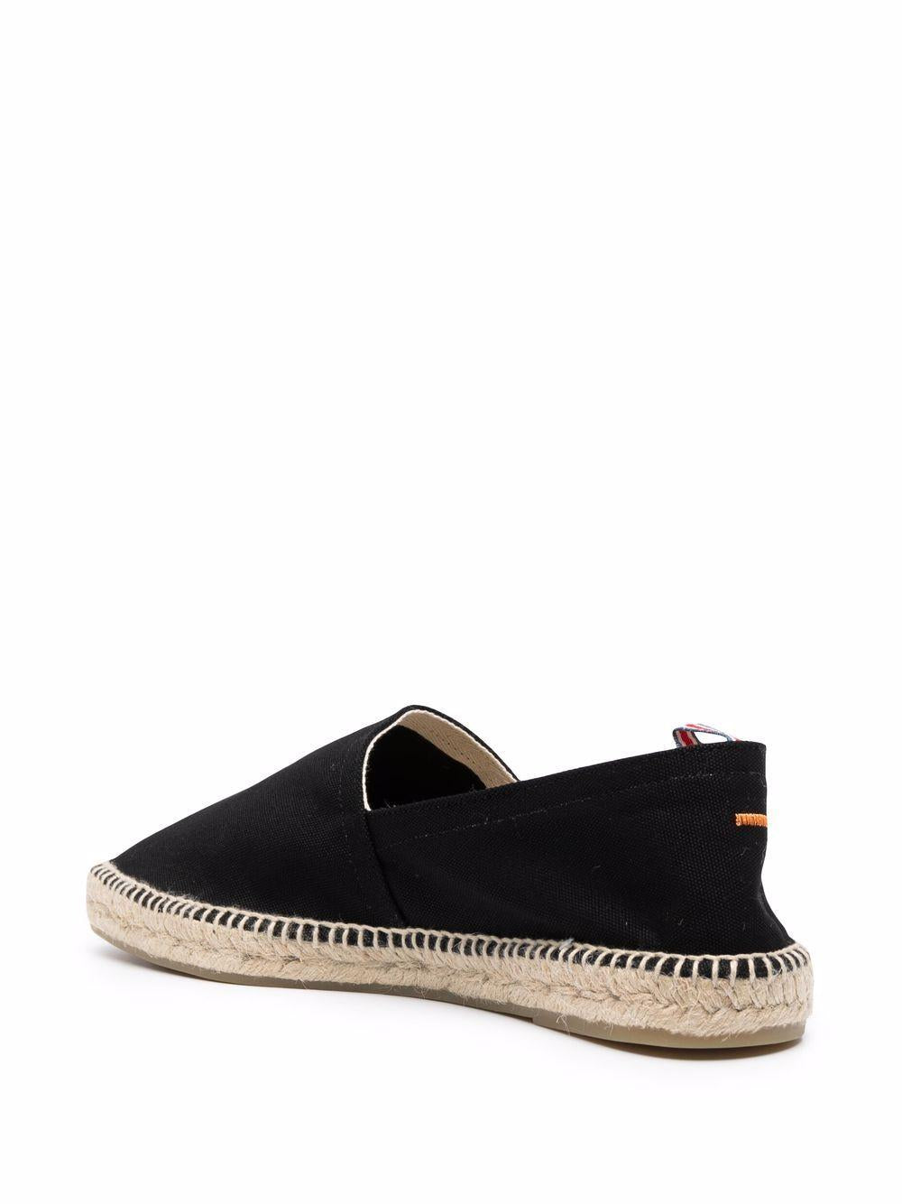 Espadrillas con rafia intrecciata Castañer in nero - uomo 