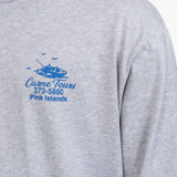T-shirt a maniche lunghe del tour mondiale in grigio Carne bollente - uomo 